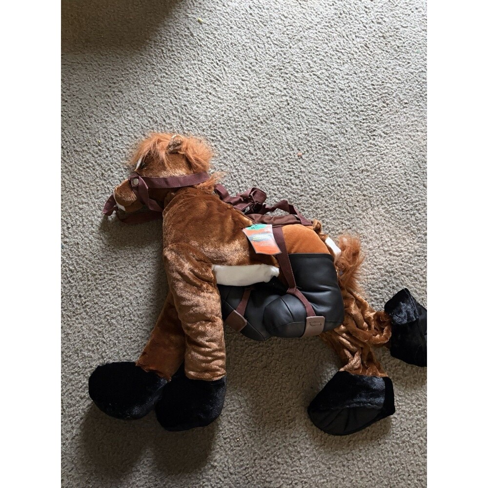 Ride Pony Horse 3D Plush Costume size 2T 3T Large Toddler Child New Brown